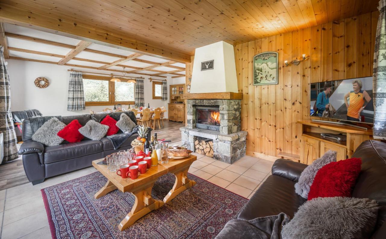 Chalet Himalaya , 10 Person Chalet With 5 Ensuite Bedrooms And Outdoor Jacuzzi In Meribel Centre 외부 사진